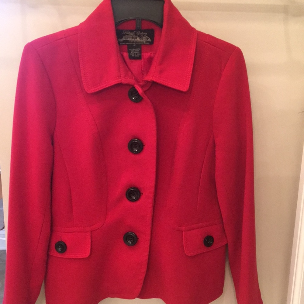 EUC red blazer/jacket